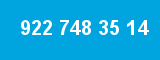 922 748 35 14